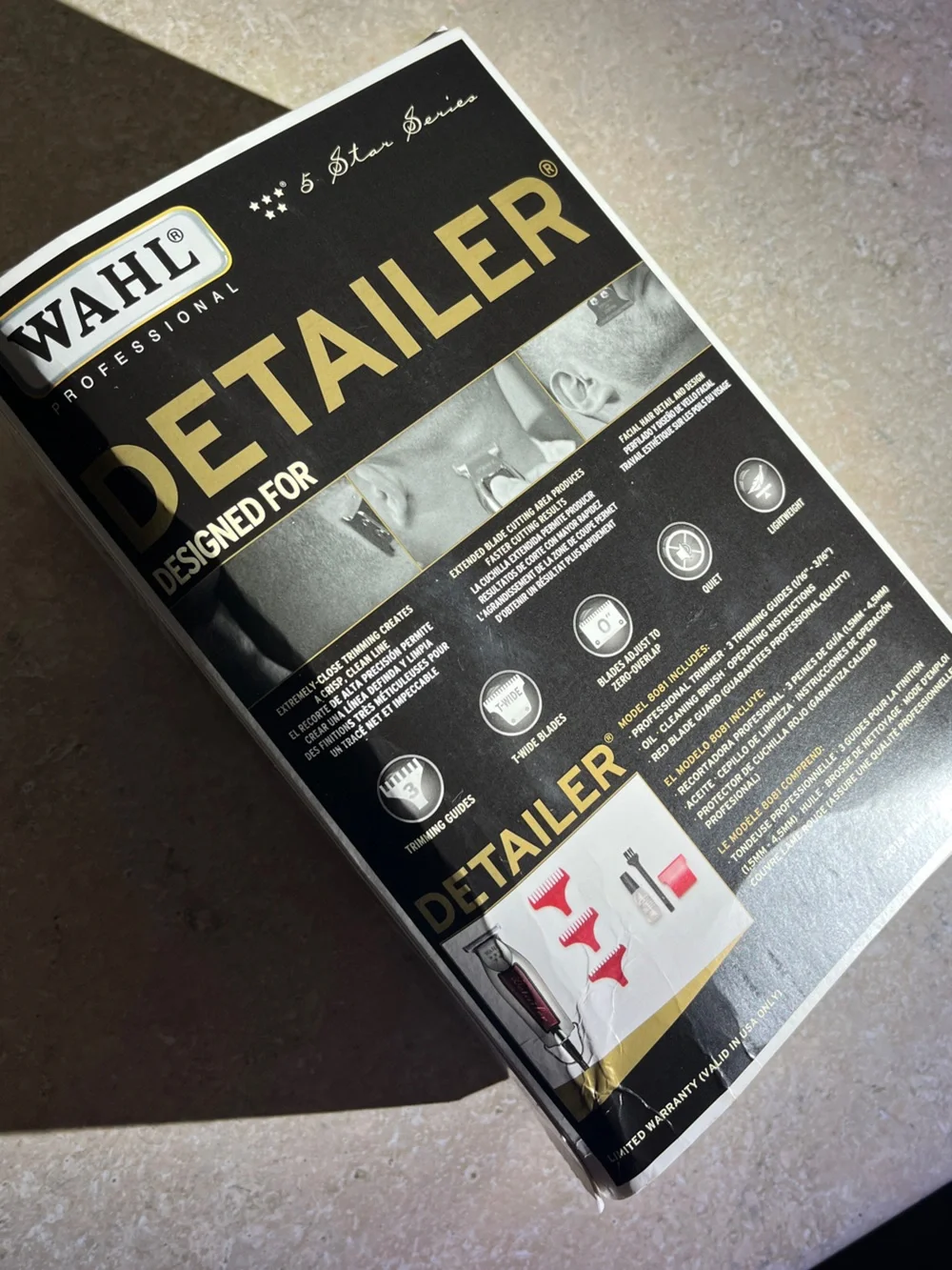 Wahl Professional 5-star Detailer Corded Trimmer